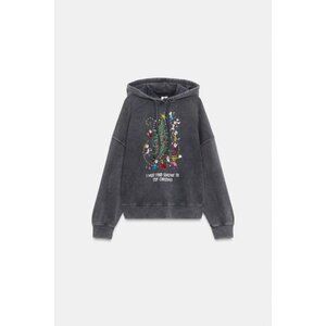 ZARA GRINCH™ CHRISTMAS WASHED EFFECT SWEATSHIRT